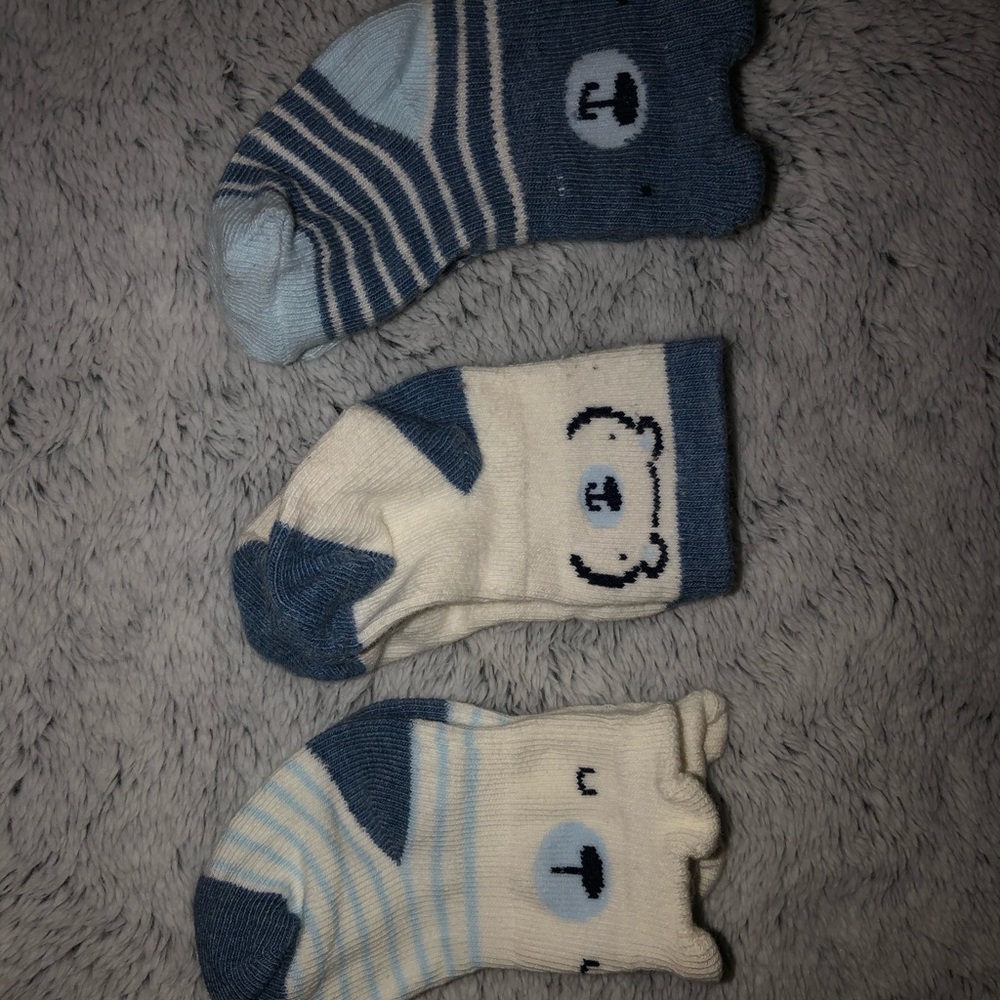 3pack newborn socks